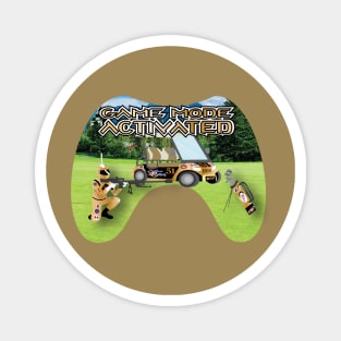 Gold Golf Course Game Mode Activated Magnet